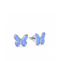Ørestikker med lyseblå sommerfugle - Pia & Per